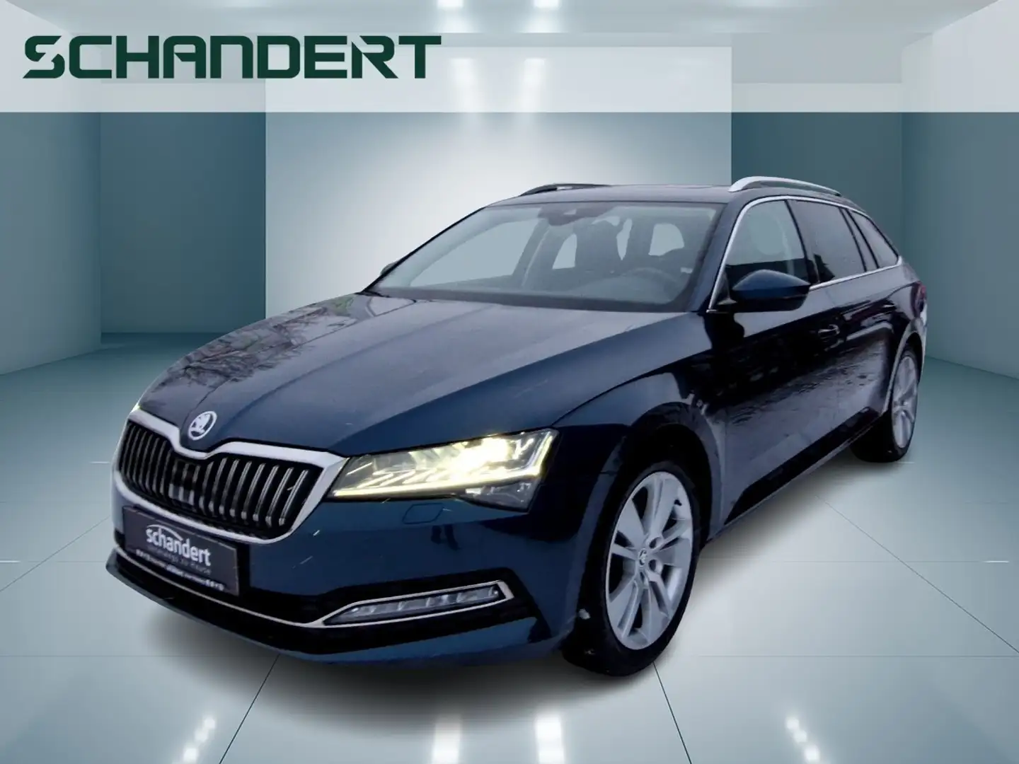 Skoda Superb Combi 2.0 TDI Style DSG Matrix Navi AHK ACC Blau - 1