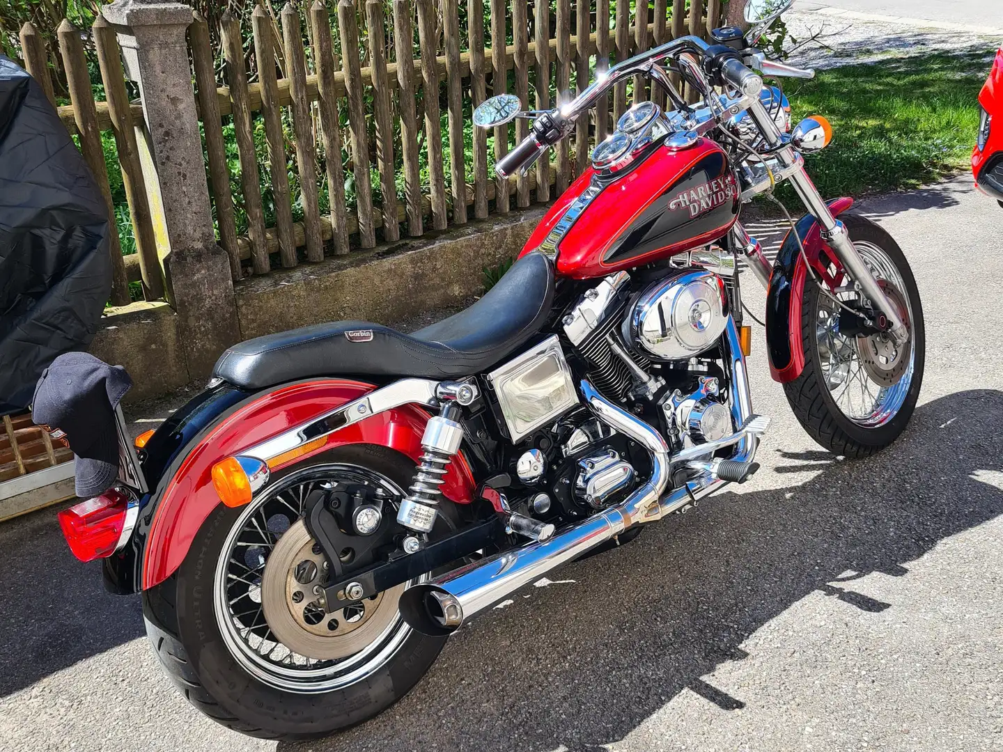 Harley-Davidson Dyna Low Rider 1449 low rider Rouge - 1