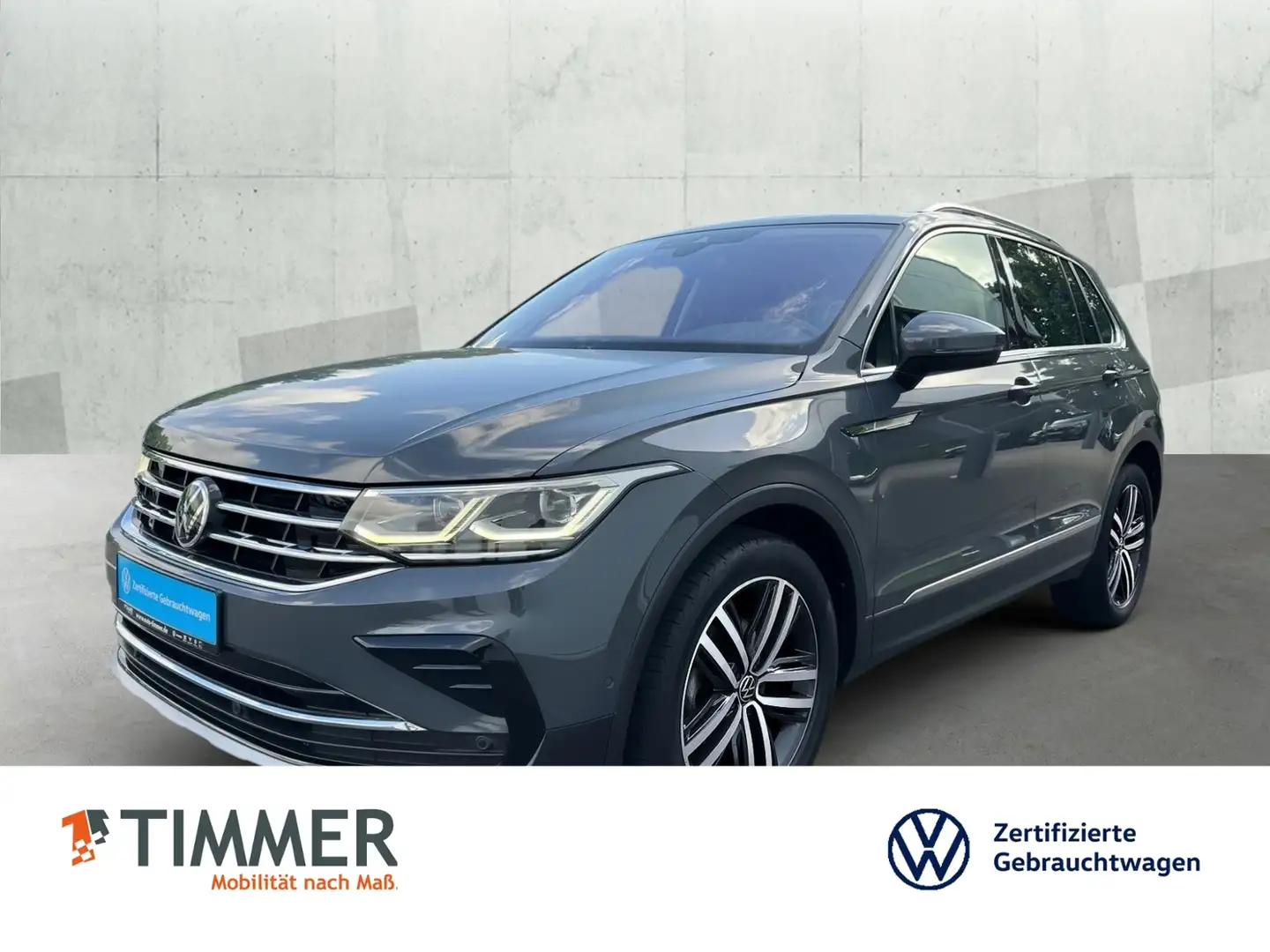 Volkswagen Tiguan 2.0 TDI DSG ELEGANCE *IQ.LIGHT *AHK *RKAM *ACC *A Grau - 1