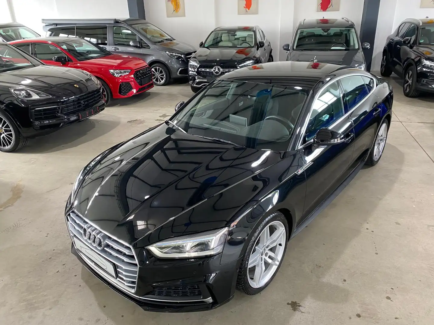 Audi A5 Sportback 40 g-tron sport S Line Schwarz - 2