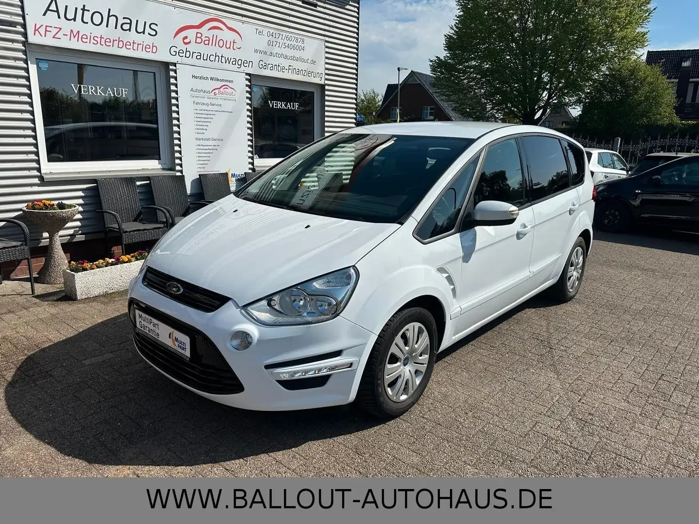 Ford S-Max *AUTOMATIK*NAVI*AHK*KLIMA*TEMPO*TÜV/AU NEU* Weiß - 2