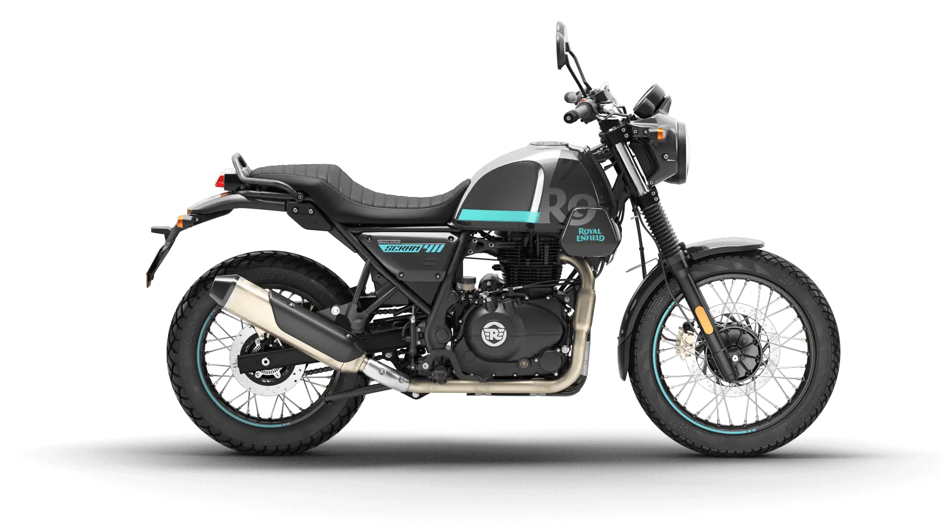 Royal Enfield Scram 411 Blu/Azzurro - 1