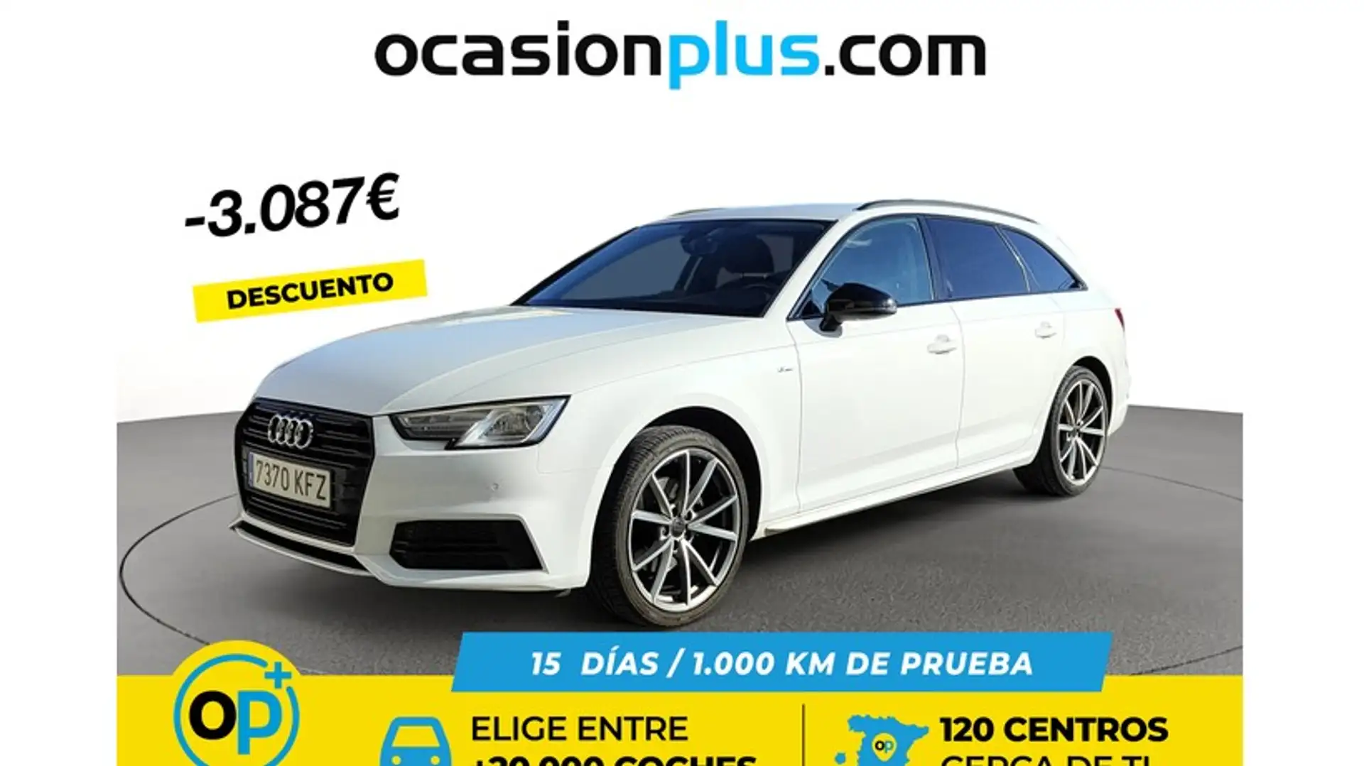 Audi A4 Avant 1.4 TFSI Black line edition 110kW Weiß - 1
