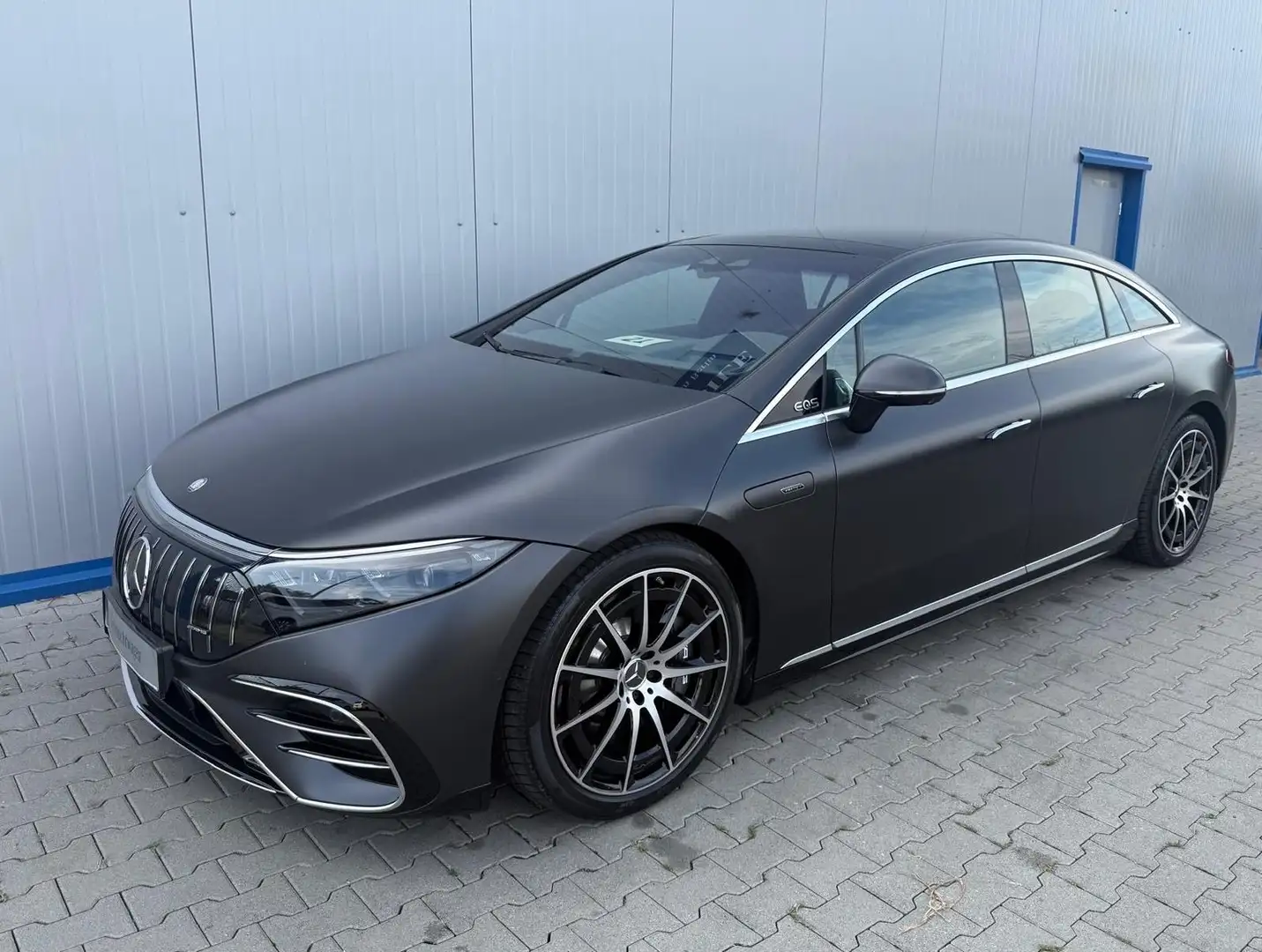 Mercedes-Benz EQS 53 4MATIC+ PANO BEIFAHRERDISPLAY HA-LENKUNG Gris - 1