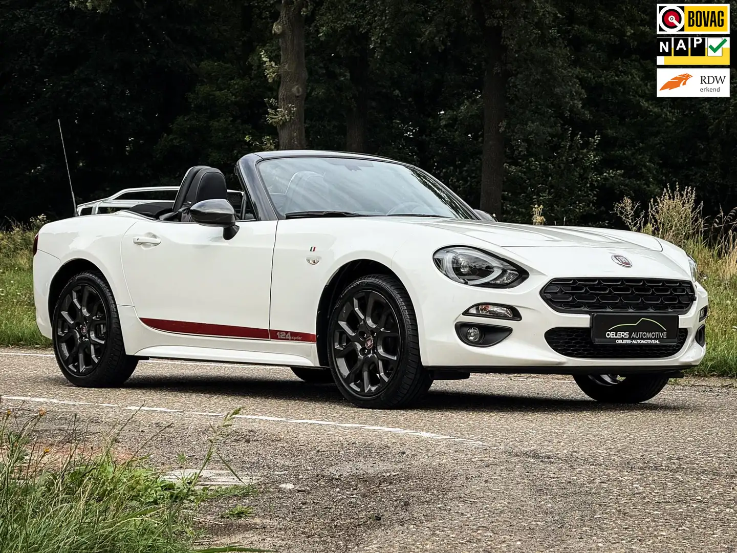 Fiat 124 Spider 1.4 MultiAir Turbo Lusso | Clima | Navi | Metalic Blanc - 1