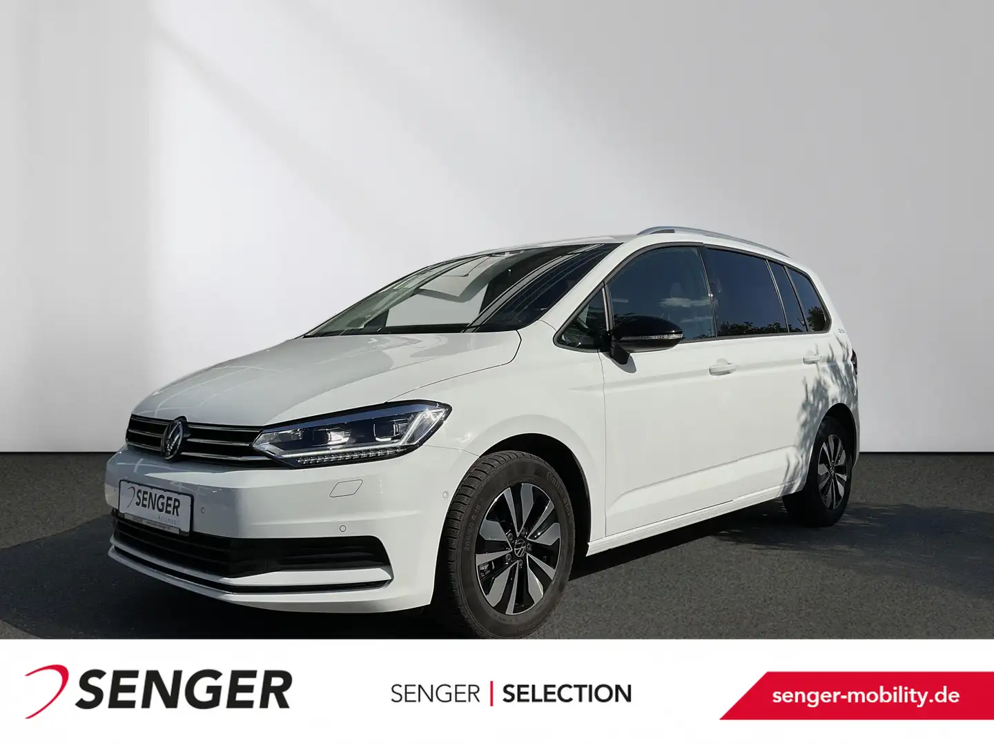 Volkswagen Touran 1.5 TSI GOAL DSG Navi Matrix AHK APP Blanc - 1