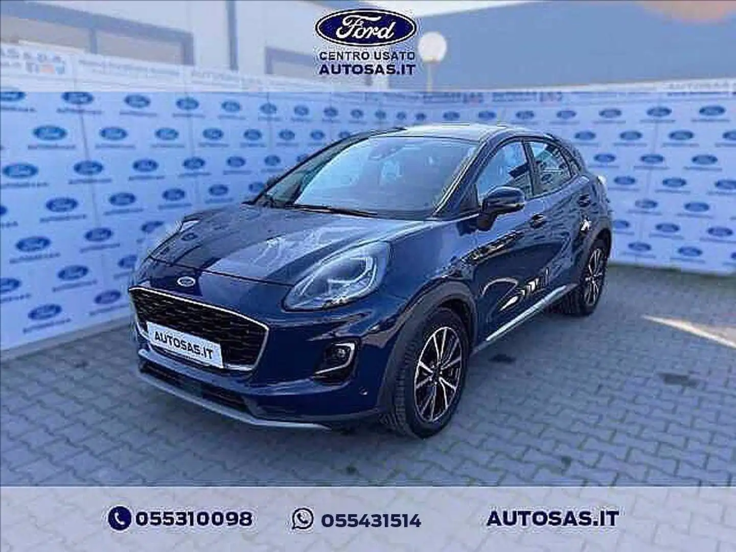 Ford Puma 1.0 EcoBoost Hybrid 125 CV S&S Titanium Blu/Azzurro - 1