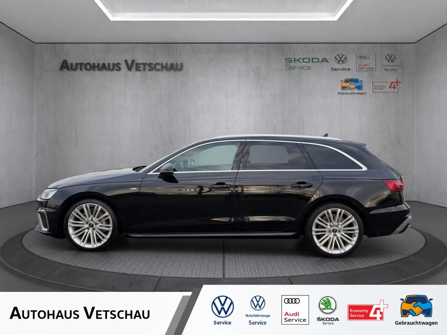Audi A4 Avant 40 TFSI S-line/LED/NAVI/SHZ/PDC/GRA Klima Zwart - 1