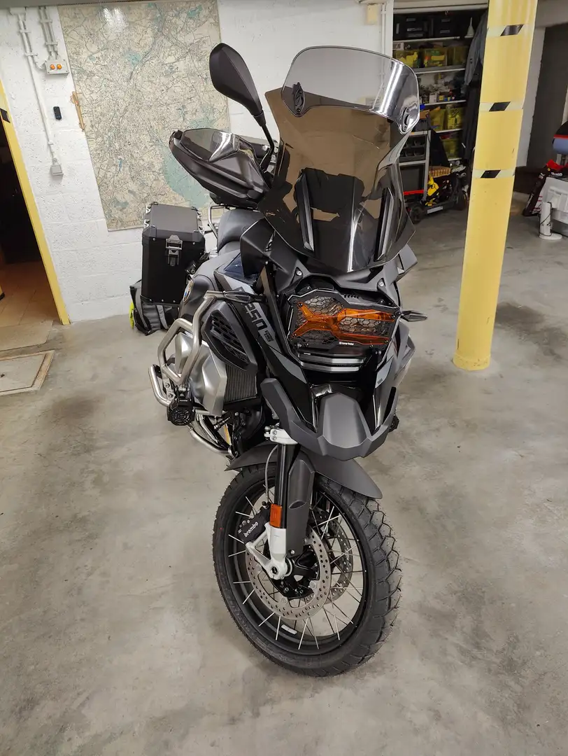 BMW R 1250 GS Adventure Triple Black Full option + 3 valises Noir - 2