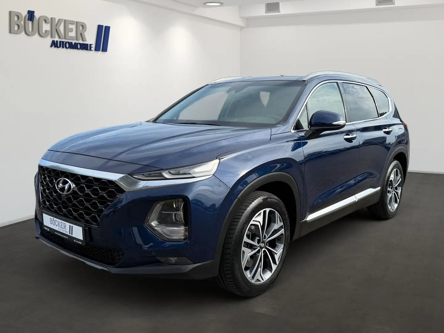 Hyundai SANTA FE 2.2 CRDi 2WD PREMIUM PANO 8-FACH 360° Blau - 1