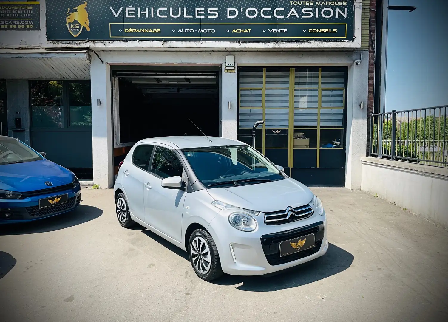 Citroen C1 PureTech 1.2i  Feel !!! OFFRE DU MOIS !!! Argent - 1