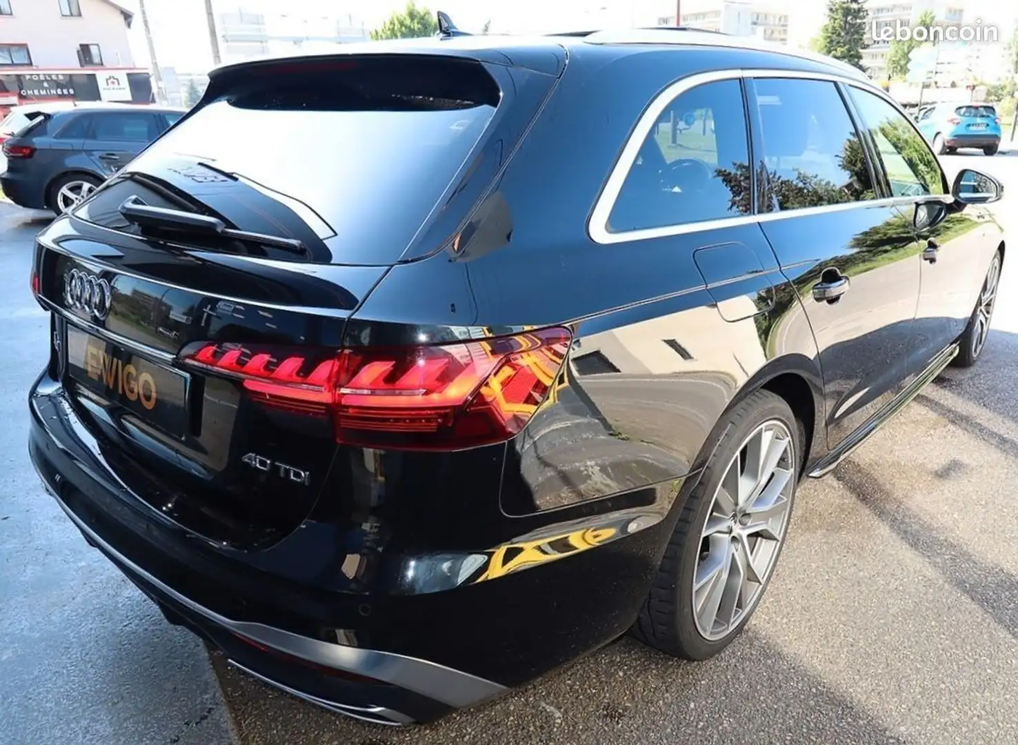 Audi A4 2.0 tdi 190 ch s line s-tronic bva Noir - 2