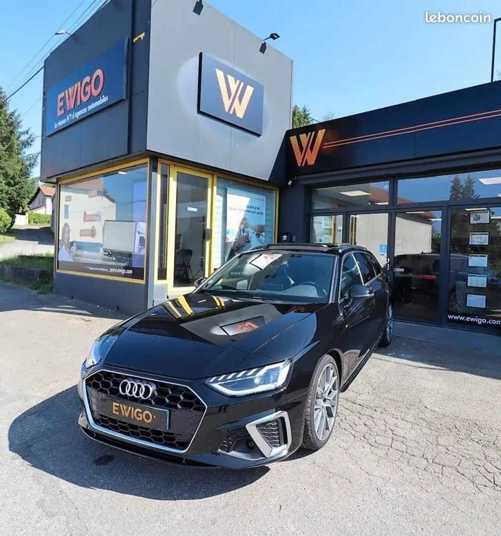 Audi A4 2.0 tdi 190 ch s line s-tronic bva Noir - 1