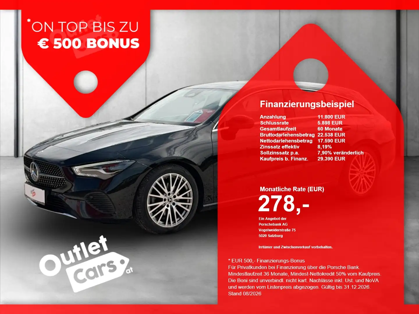 Mercedes-Benz CLA 200 CLA 200d Shooting Brake Entry Aut. CARPLAY+LED Schwarz - 1