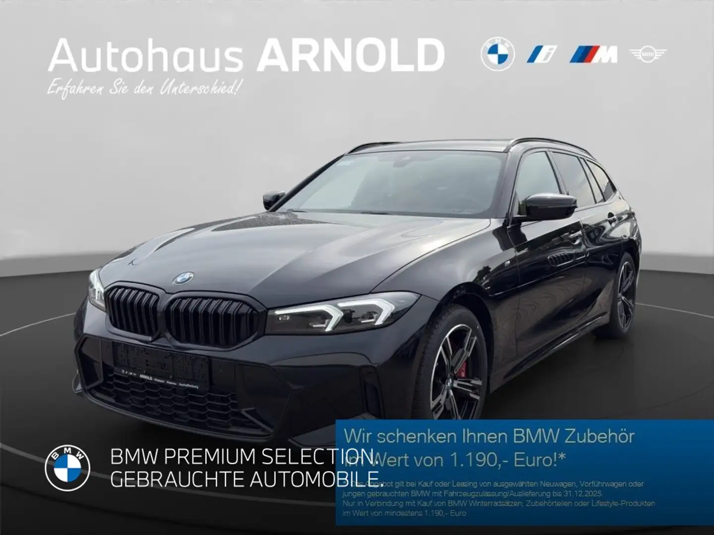 BMW 320 i Touring M Sportpaket Lenkradhzg. Sitzhzg. Memory Schwarz - 1