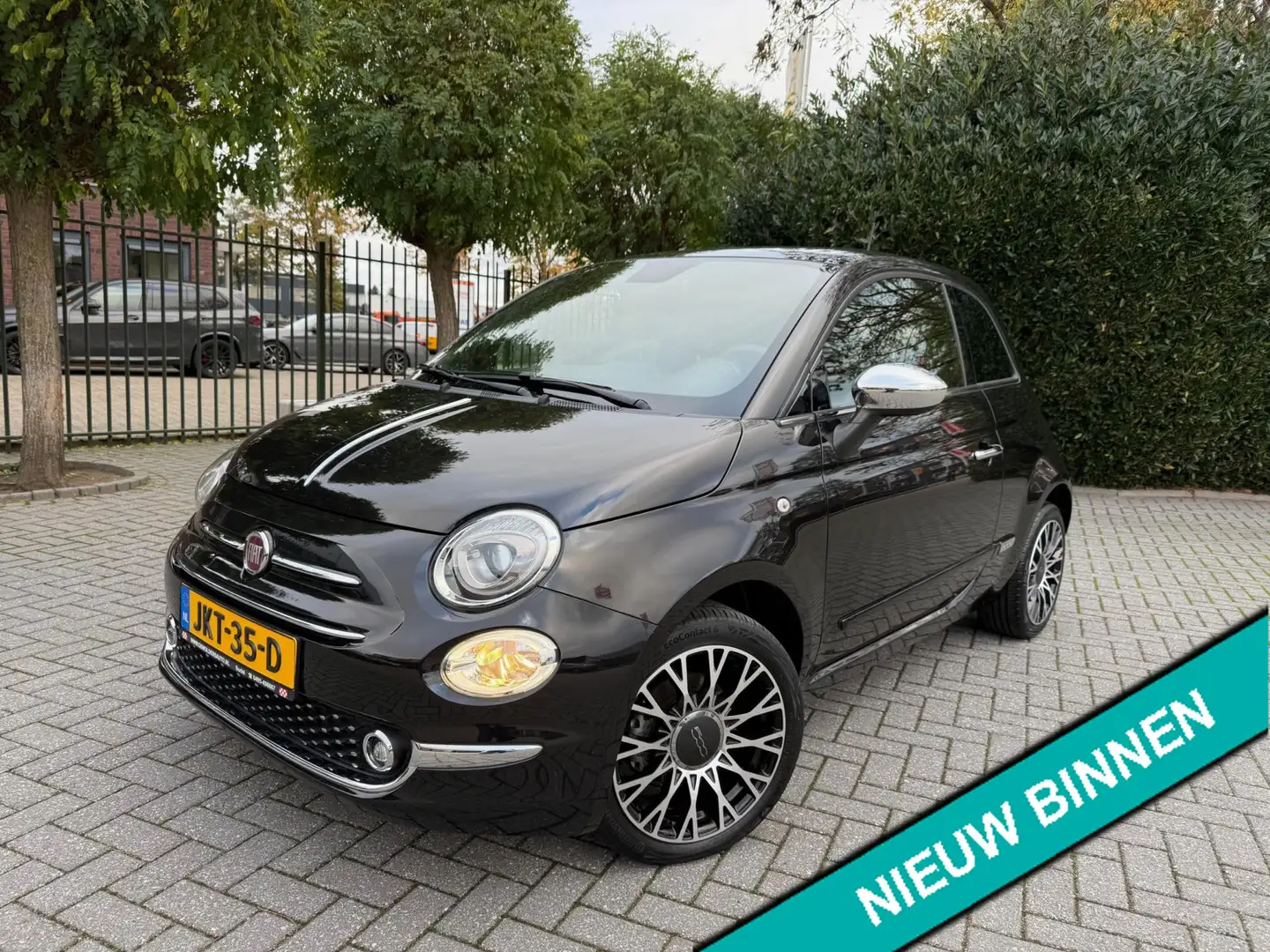 Fiat 500 1.2 Star, Apple CarPlay, AIRCO, Cruise Control, Pa Zwart - 1