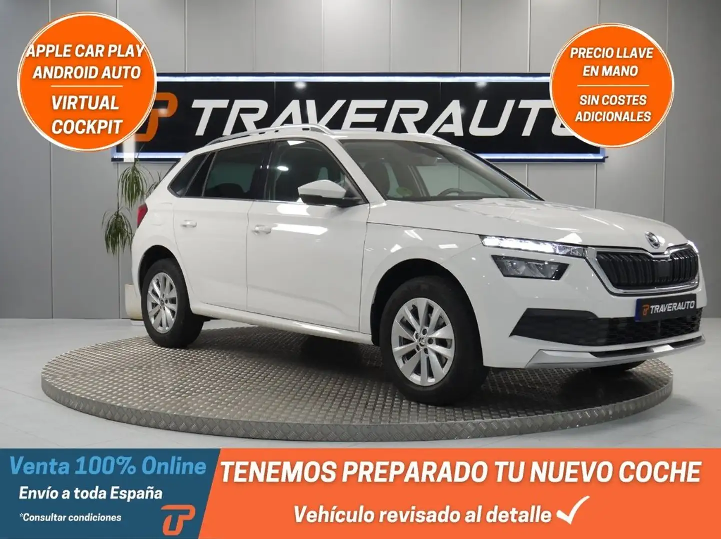 Skoda Kamiq 1.0 TSI 81kW (110CV) DSG AMBITION Blanc - 1