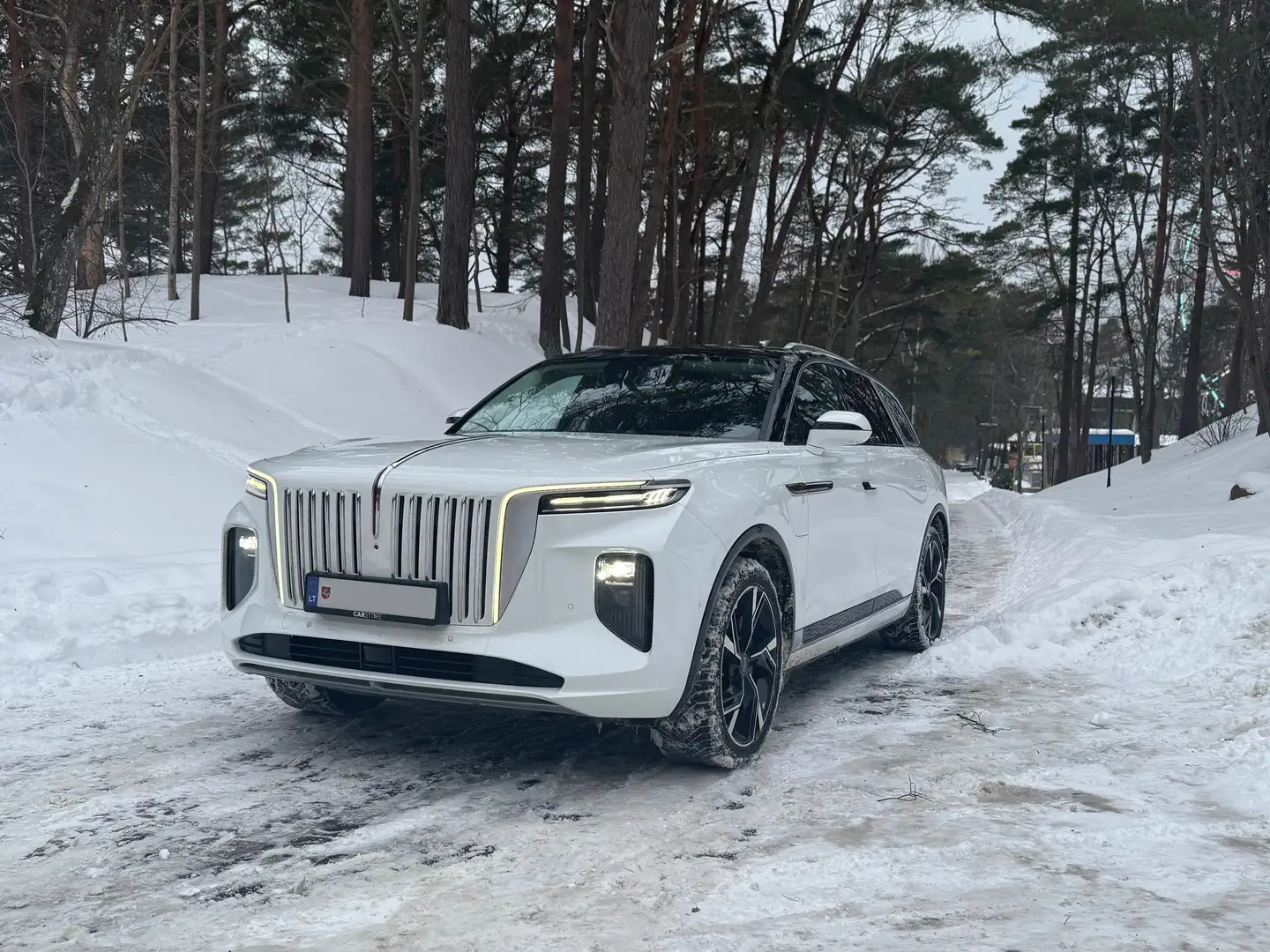 Hongqi E-HS9 99kWh Premium|Matrix|7Seater|360°|PANO|KEYL|DIST Weiß - 2