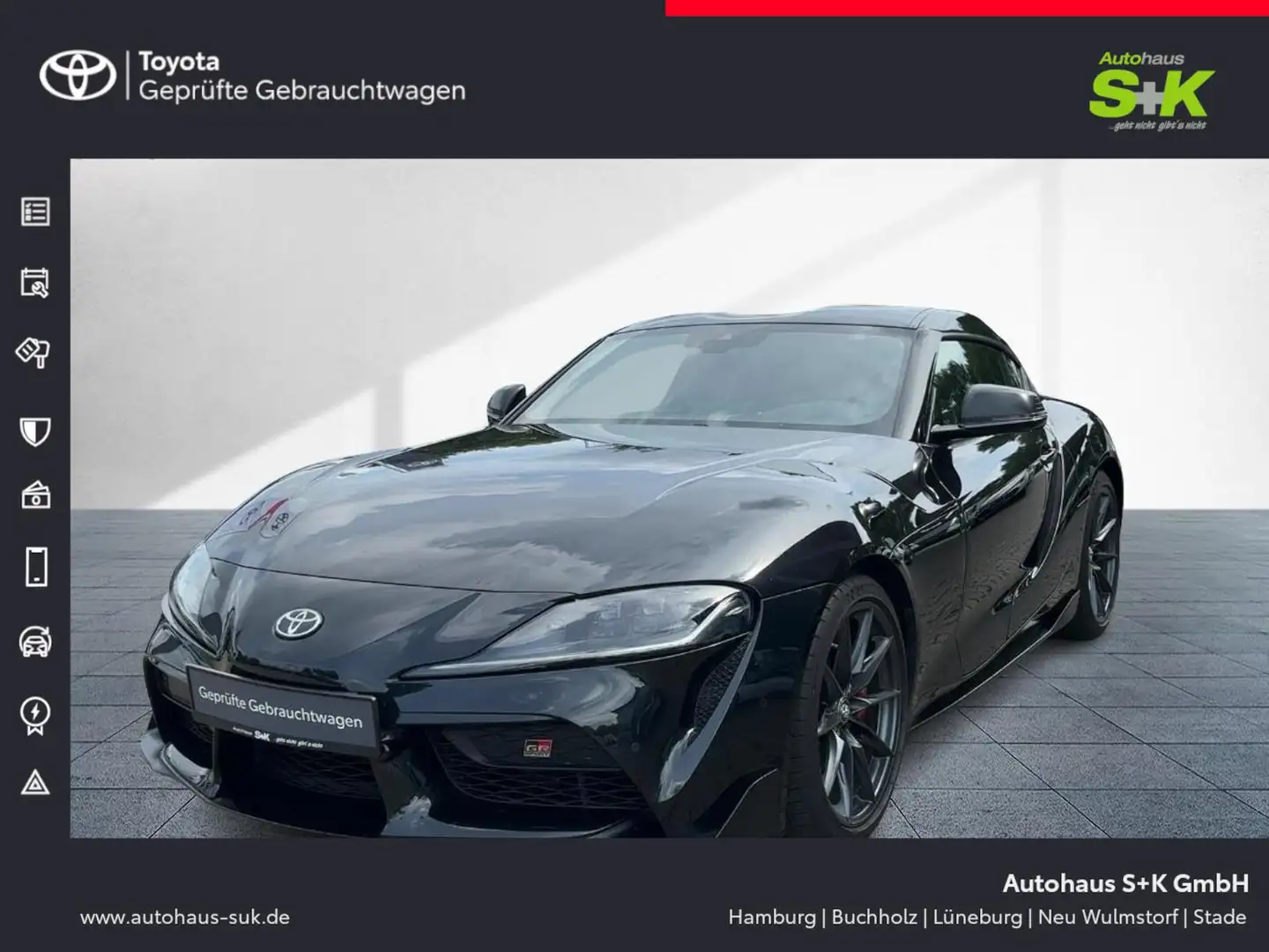 Toyota Supra 3,0 Legend*JBL*Elk.Sitz*8-Fach bereift*Navi**** Negro - 1