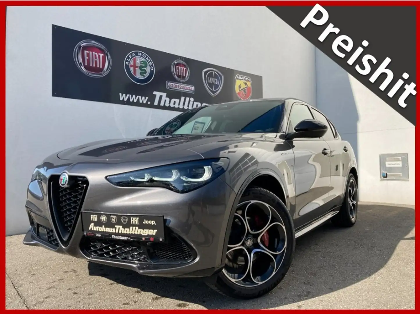 Alfa Romeo Stelvio Veloce 2.0 280 **AKTION** Grau - 1