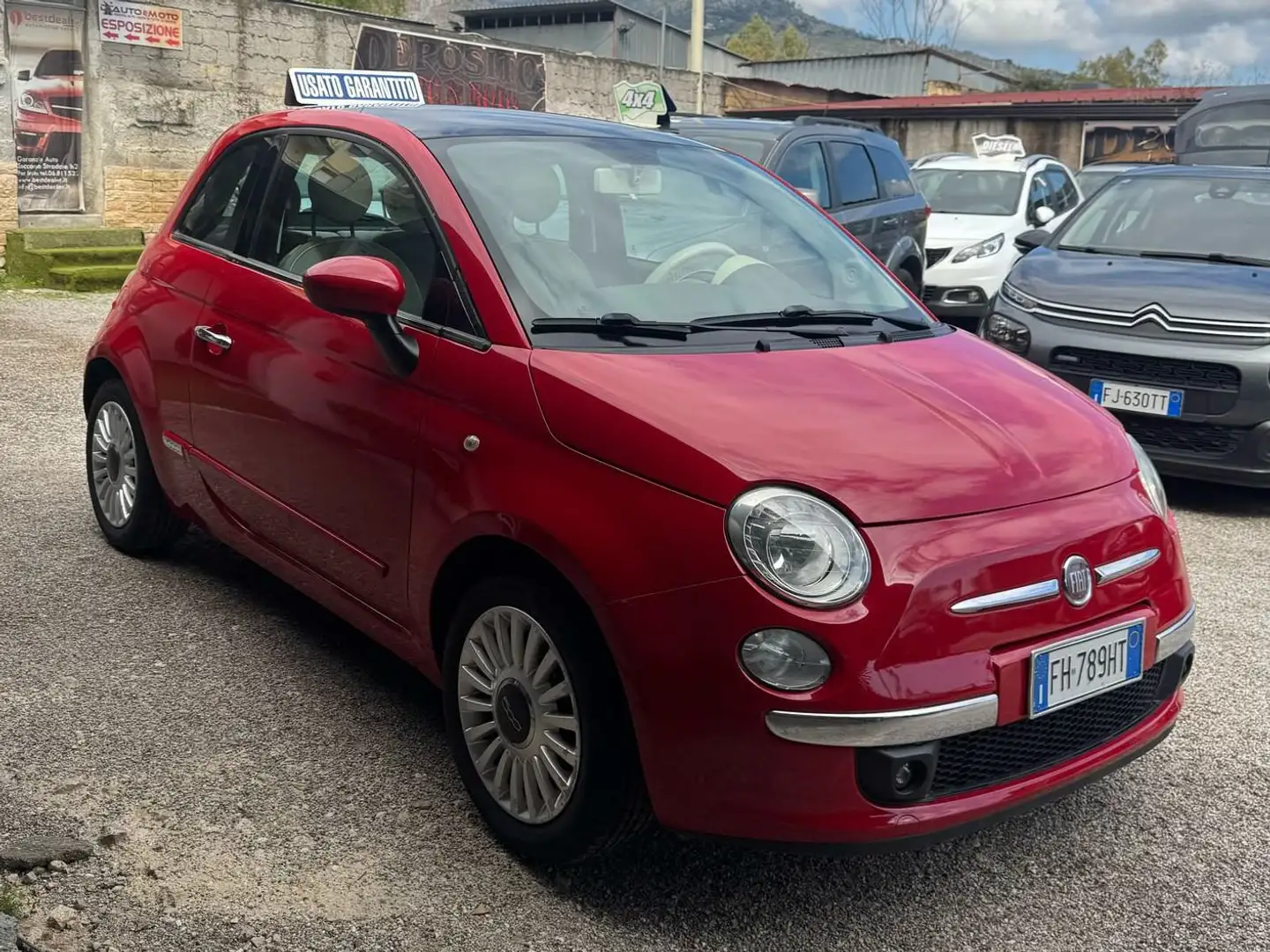 Fiat 500 500 1.2 BENZINA 69CV LOUNGE CON TETTO T-3890943471 Rosso - 1
