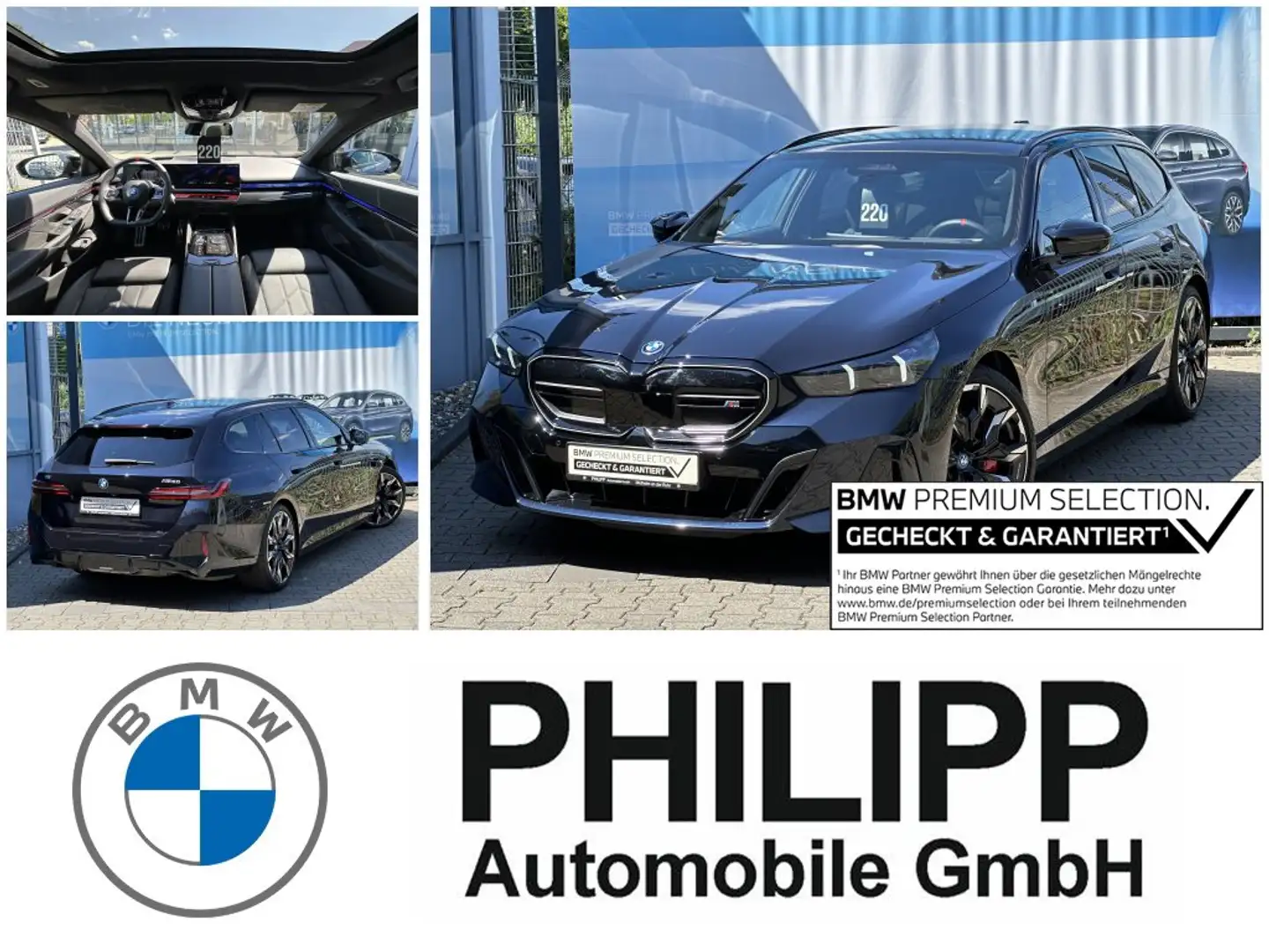 BMW i5 M60 xDrive M Sport Pro B&W Autobahnas PANO Schwarz - 1