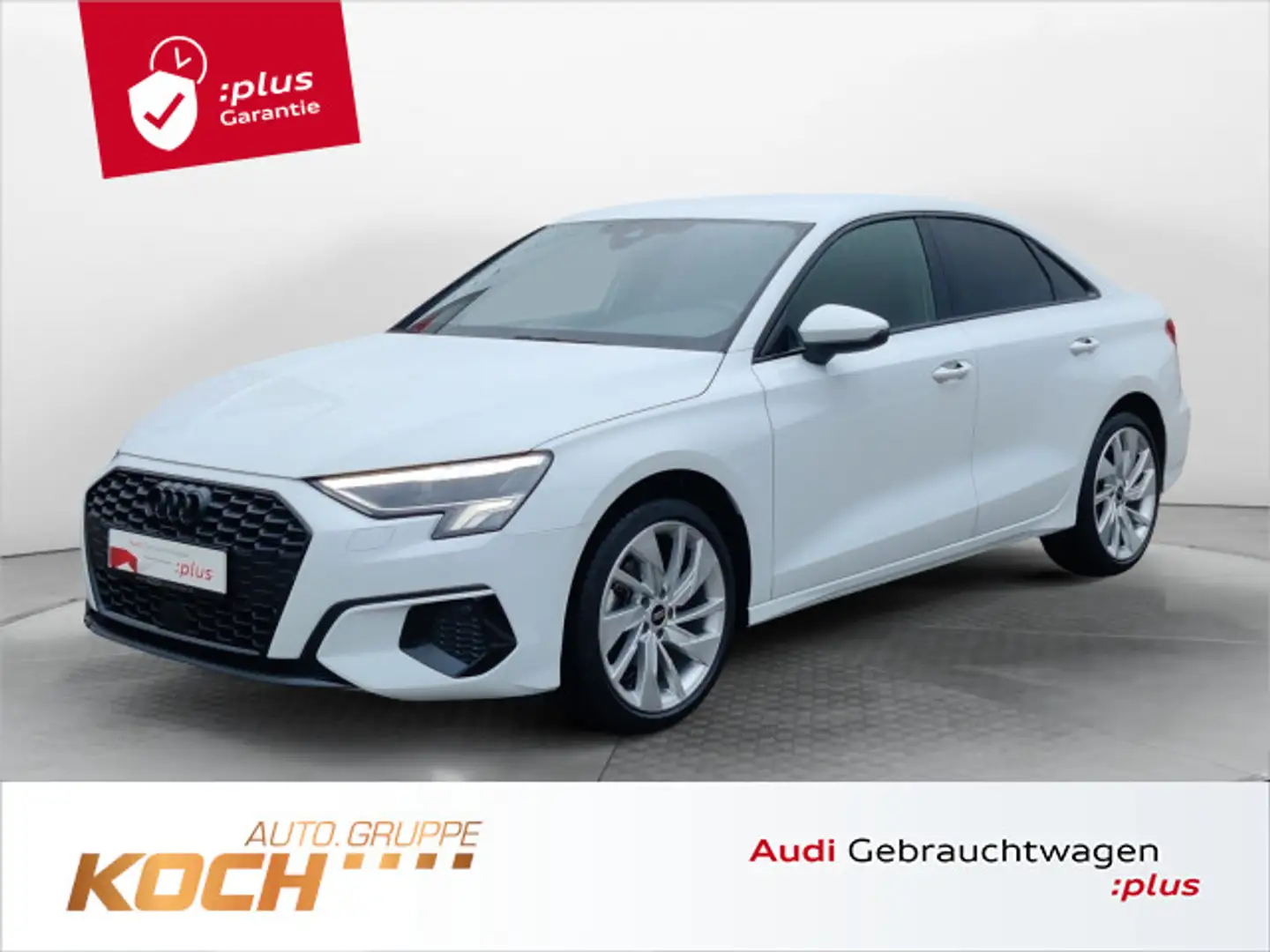 Audi A3 Limousine 35 TDI S-Tronic S-Line, RFK, Tempom Weiß - 1