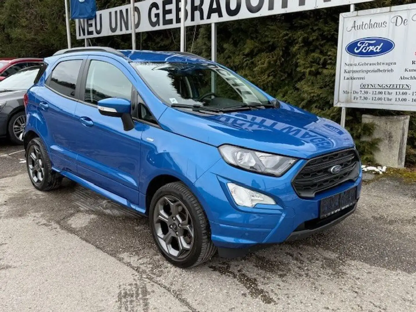 Ford EcoSport ST-Line 1,0 EcoBoost Blau - 1