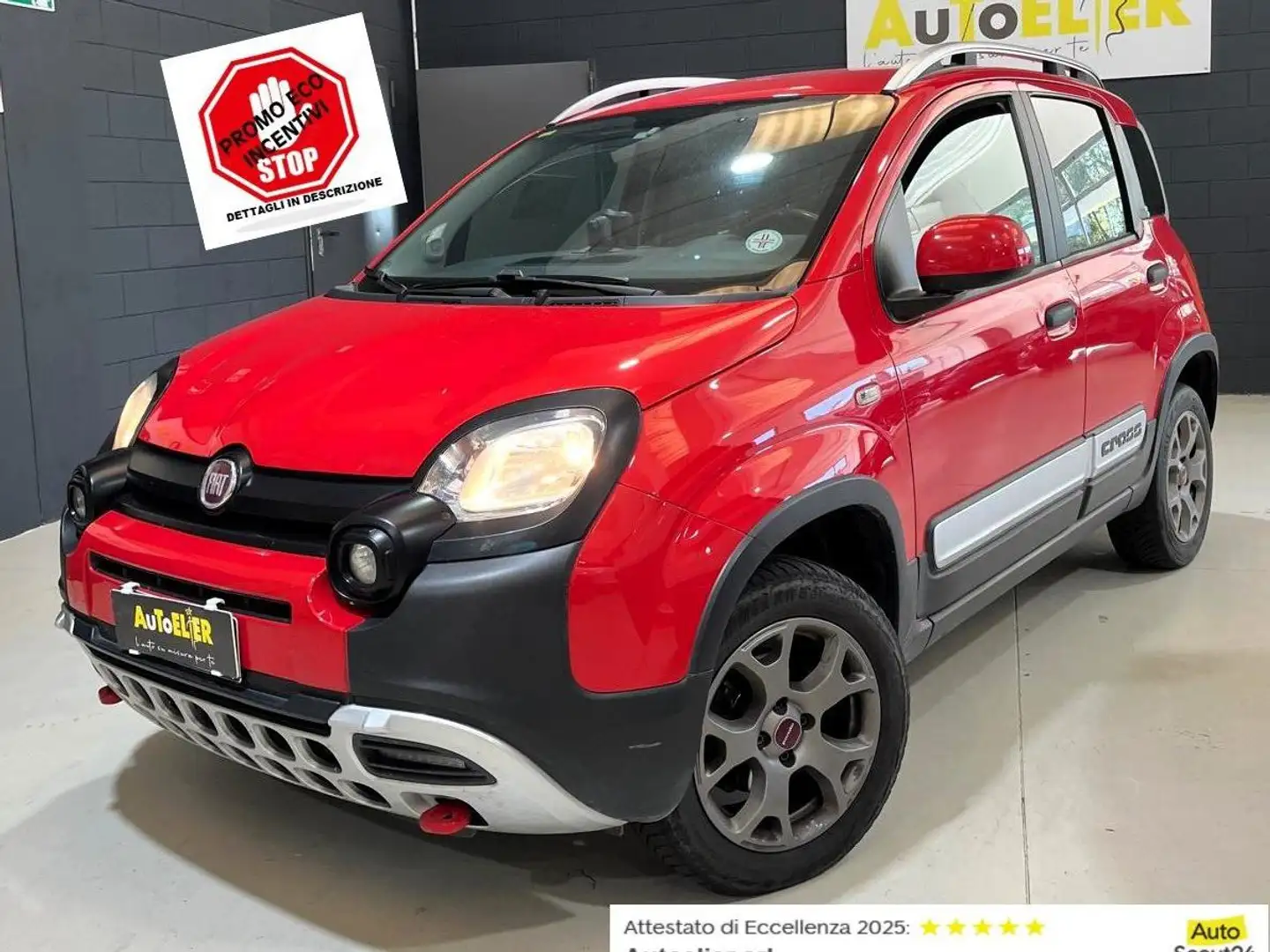Fiat Panda Panda 1.3 mjt Cross 16v 4x4 95 cv Rosso - 1