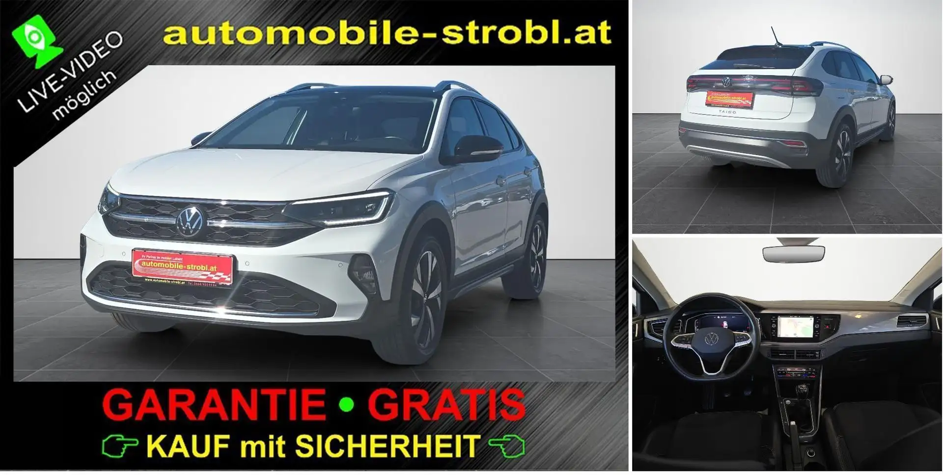 Volkswagen Taigo TSI Style Matrix Virt.C GARANTIE Weiß - 1