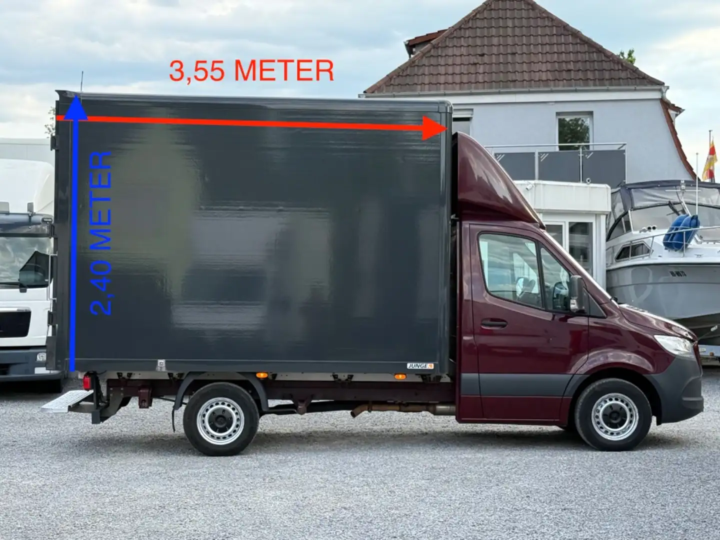 Mercedes-Benz Sprinter SPRINTER 316 KOFFER KLIMA NAVI 1.HAND TEMPOMAT Rouge - 2