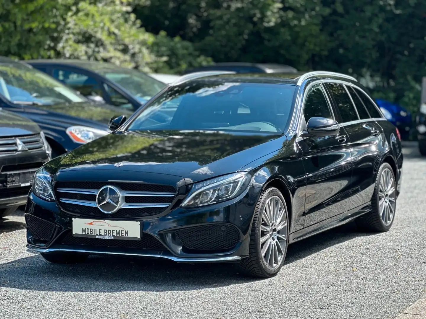 Mercedes-Benz C 220 T d 4Matic AMG ACC*AHK*HUD*BURMESTER Schwarz - 1