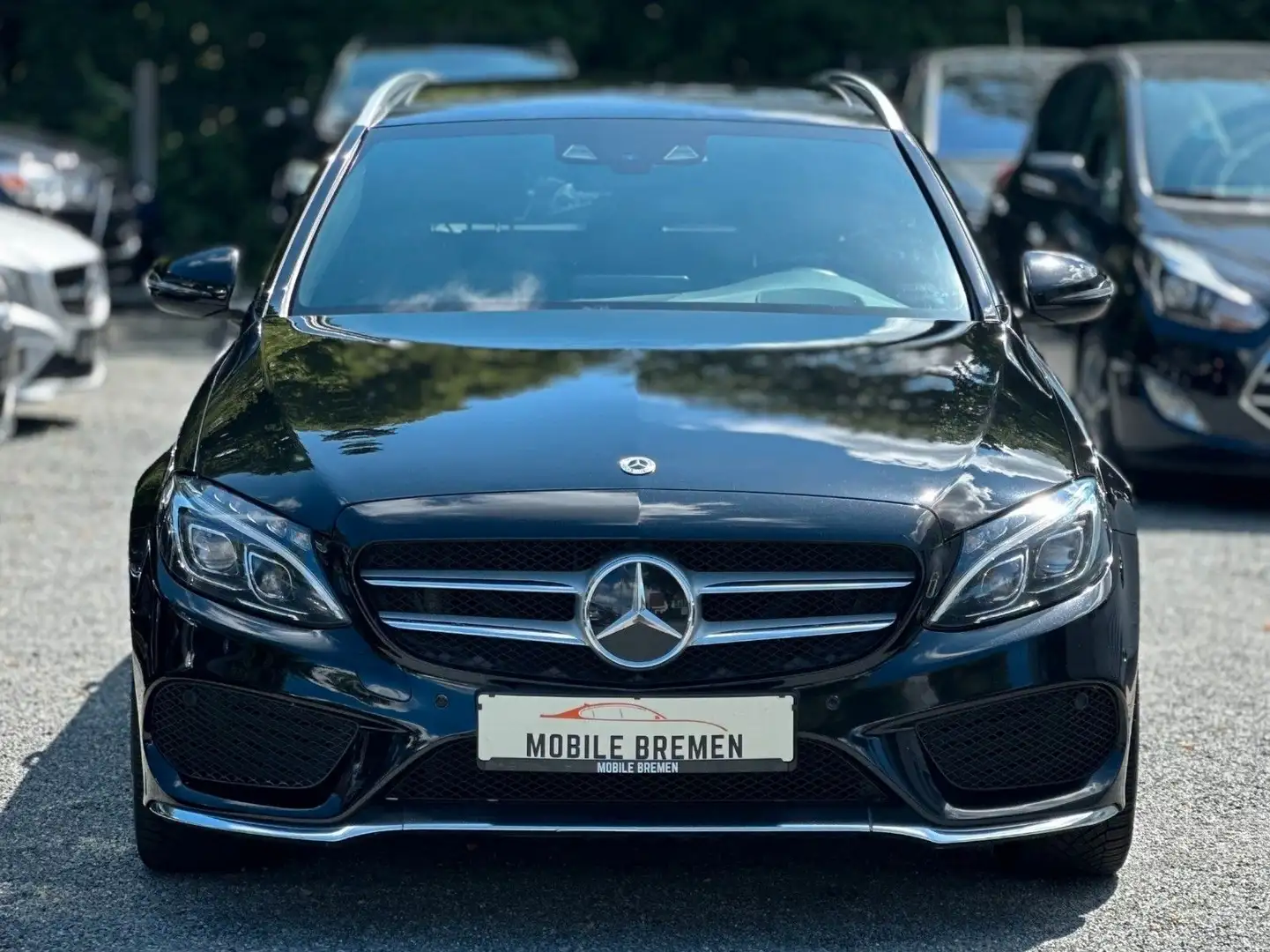 Mercedes-Benz C 220 T d 4Matic AMG ACC*AHK*HUD*BURMESTER Schwarz - 2