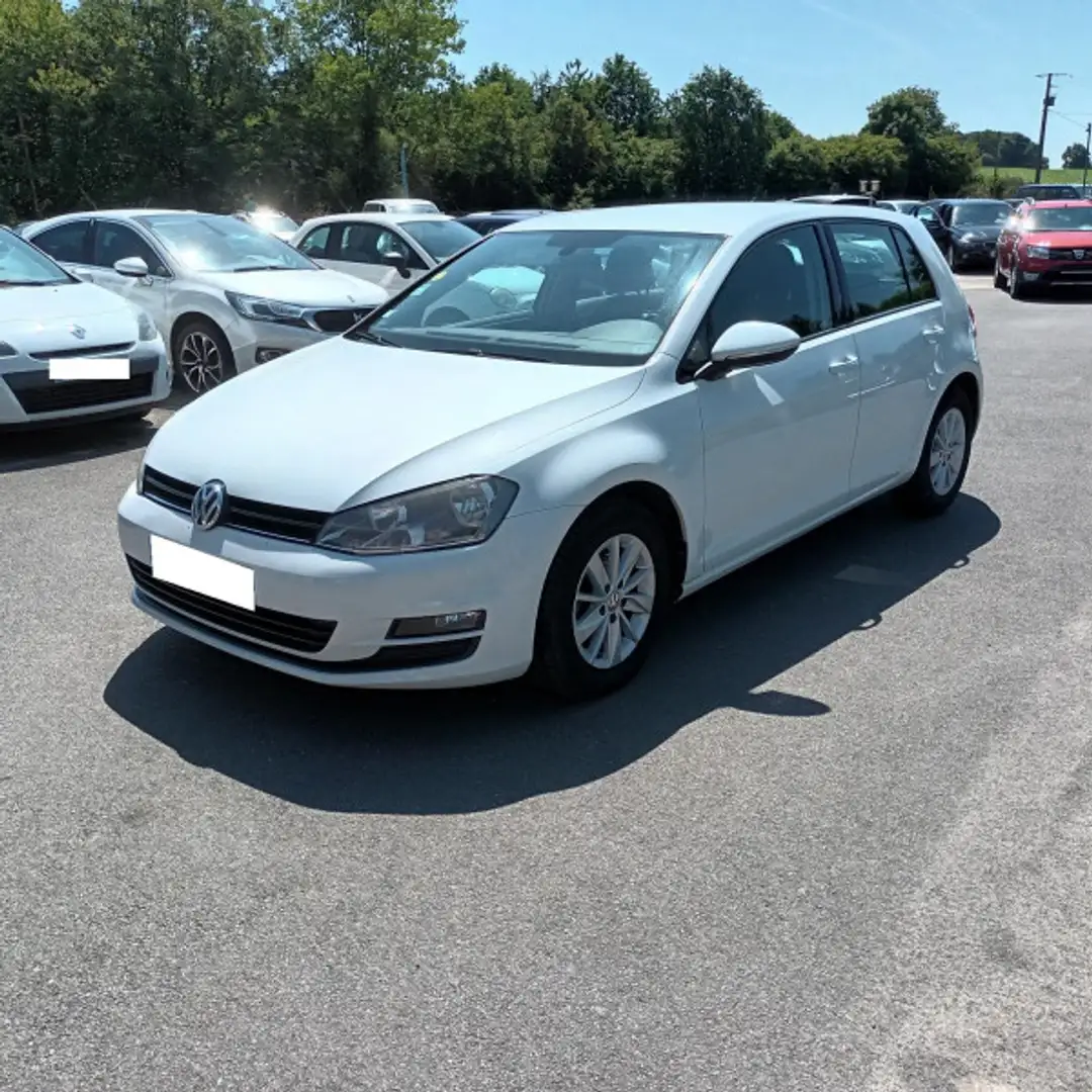 Volkswagen Golf 1.6 TDI 105CH BLUEMOTION TECHNOLOGY FAP TRENDLINE  Blanc - 1