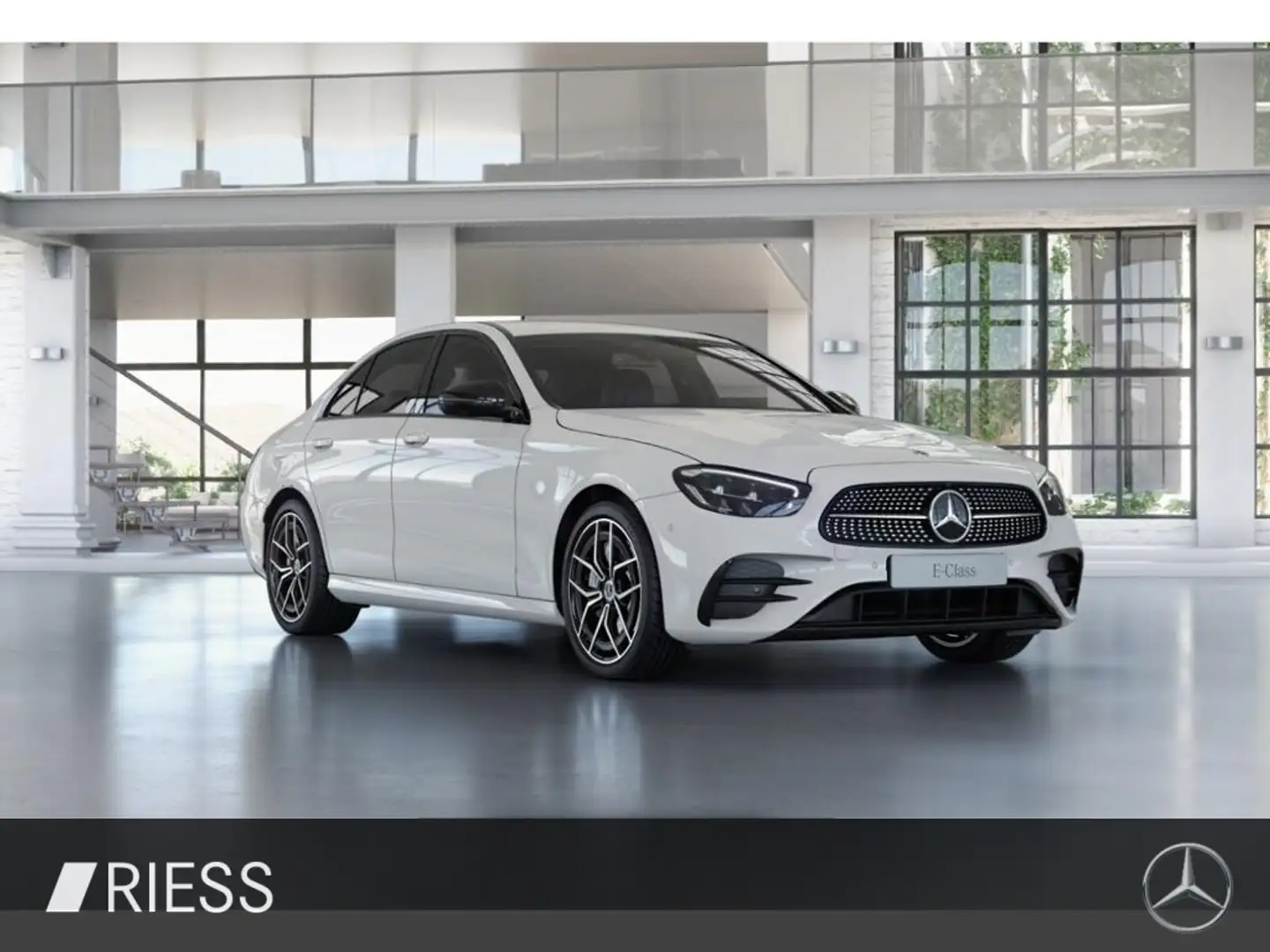 Mercedes-Benz E 300 de Limousine AMG AHK DISTR AMBI WIDE 360° Weiß - 2