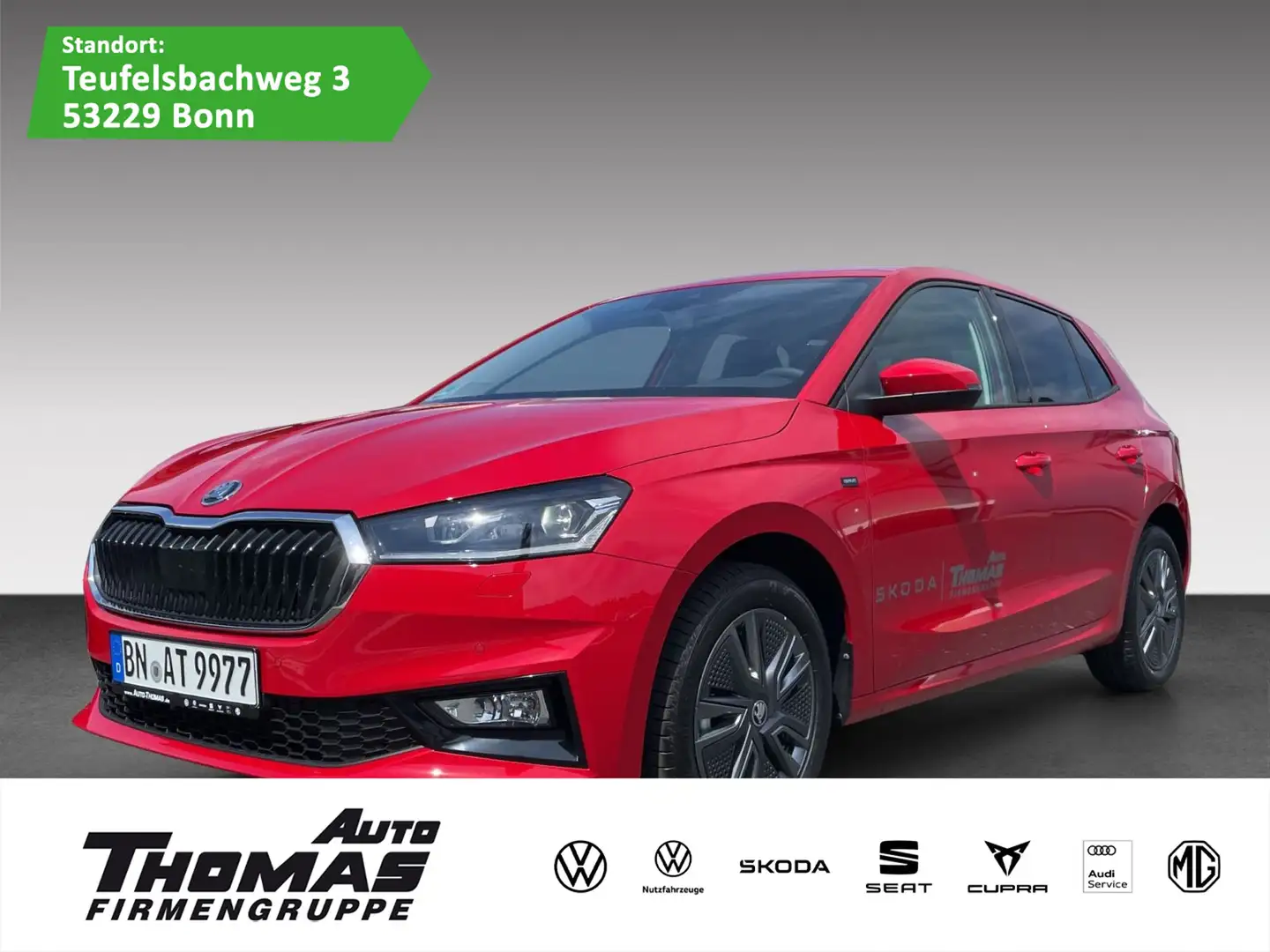 Skoda Fabia Drive 1.0 TSI DSG LED NAVI ACC Rot - 1