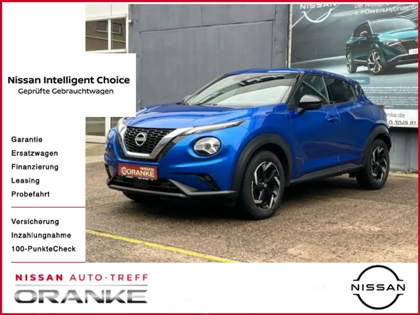 Nissan Juke 1.0 DIG-T DCT N-Connecta Navi*Shz*Allw.*ALU Blau - 1