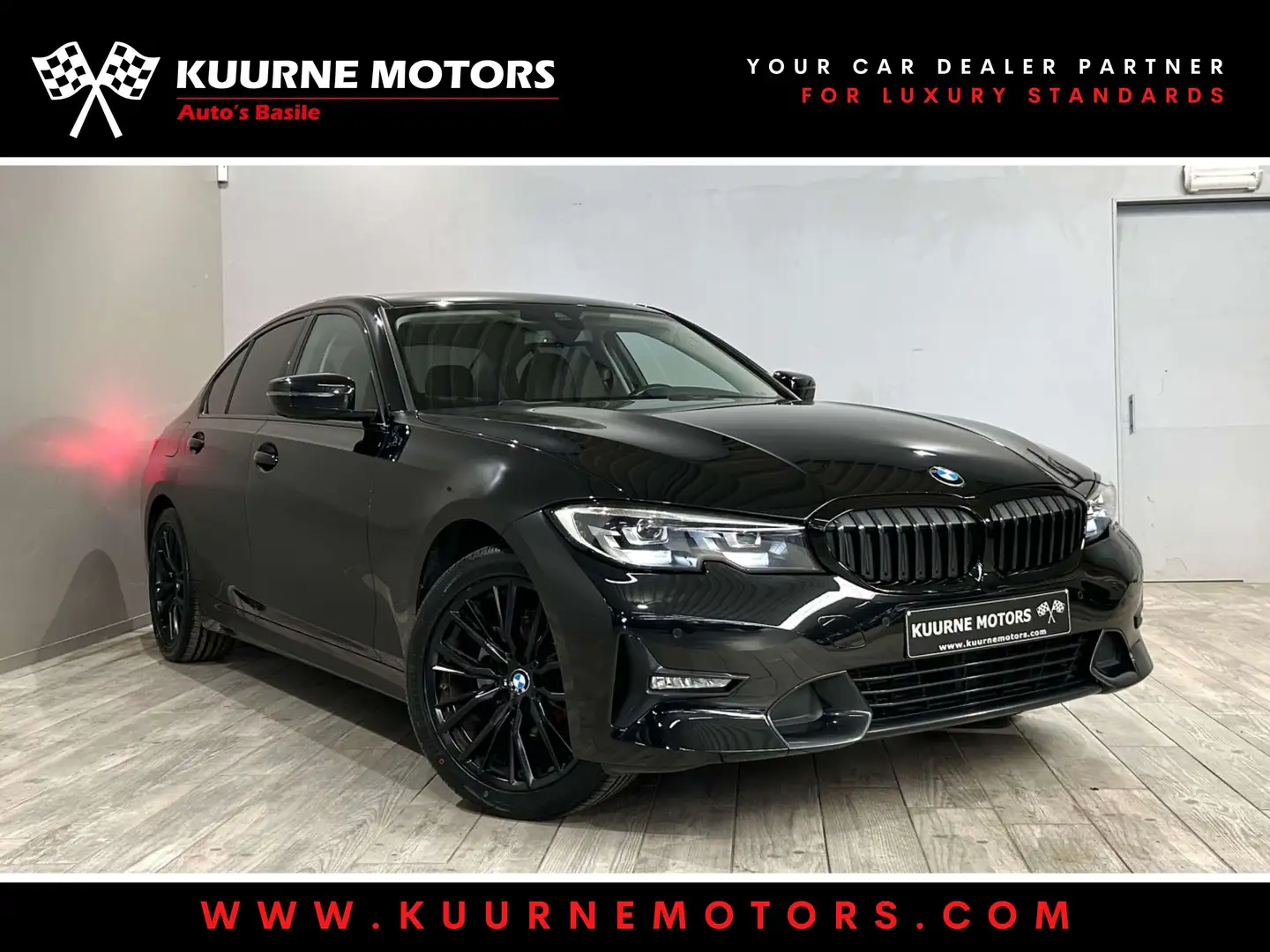 BMW 320 i Berline Sport Alu18\/Led/Gps/Pdc *1j garantie* Noir - 1