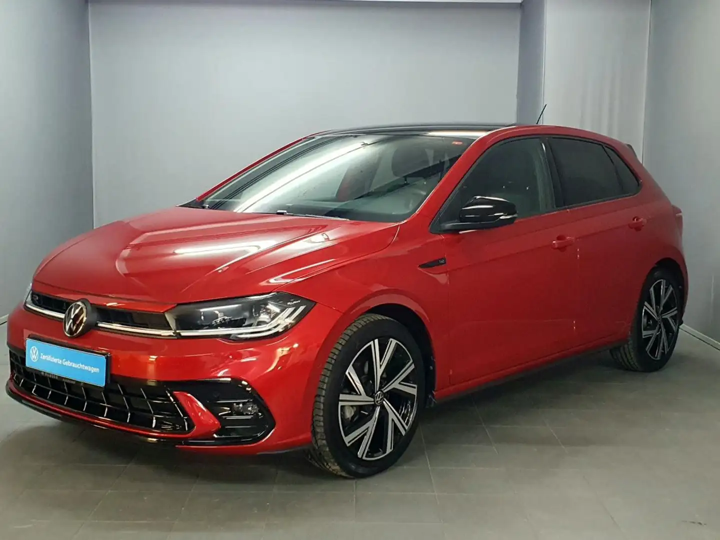 Volkswagen Polo 1.0TSI R-Line/ACC/MatrixLED/Navi/AppConnect Rot - 2