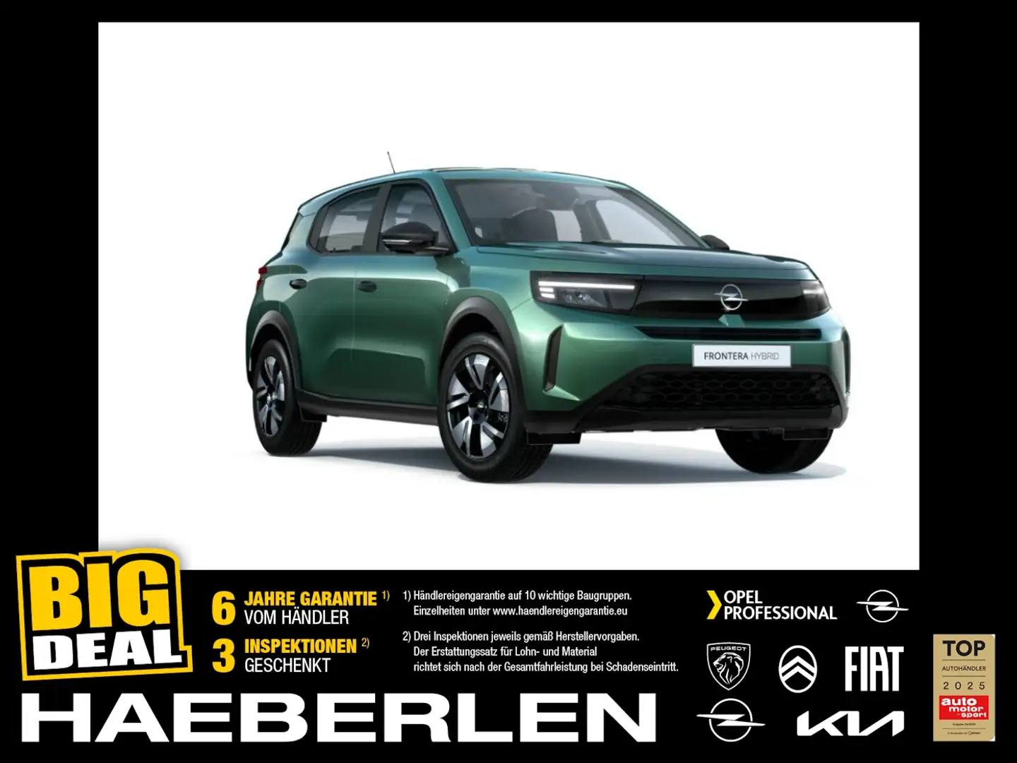 Opel Frontera Edition 1.2 Turbo MHEV 17''Alu130°Kamera Verde - 1