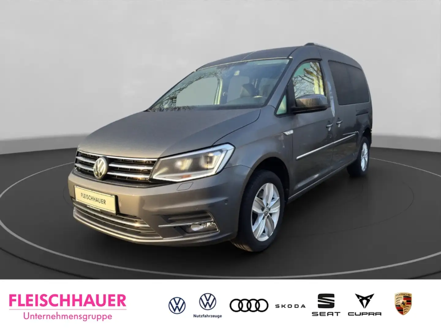 Volkswagen Caddy Highline 2.0 TDI DSG Navi Bi-Xenon ACC DAB SHZ Par Grau - 1