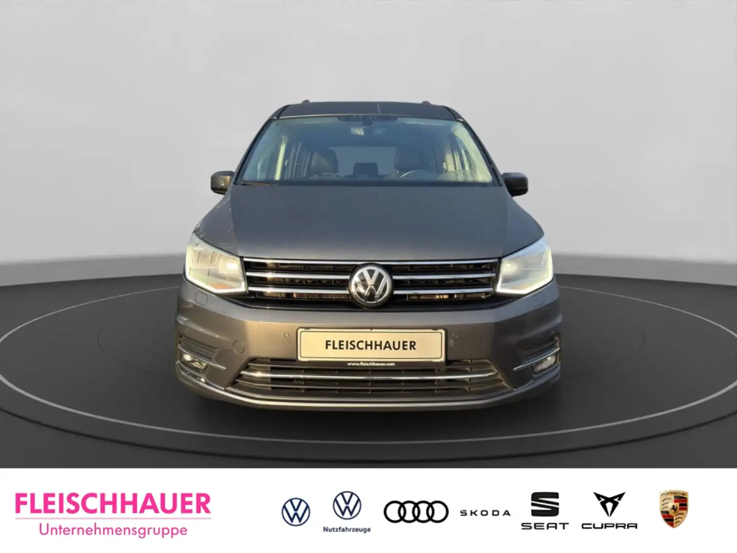 Volkswagen Caddy Highline 2.0 TDI DSG Navi Bi-Xenon ACC DAB SHZ Par Grau - 2