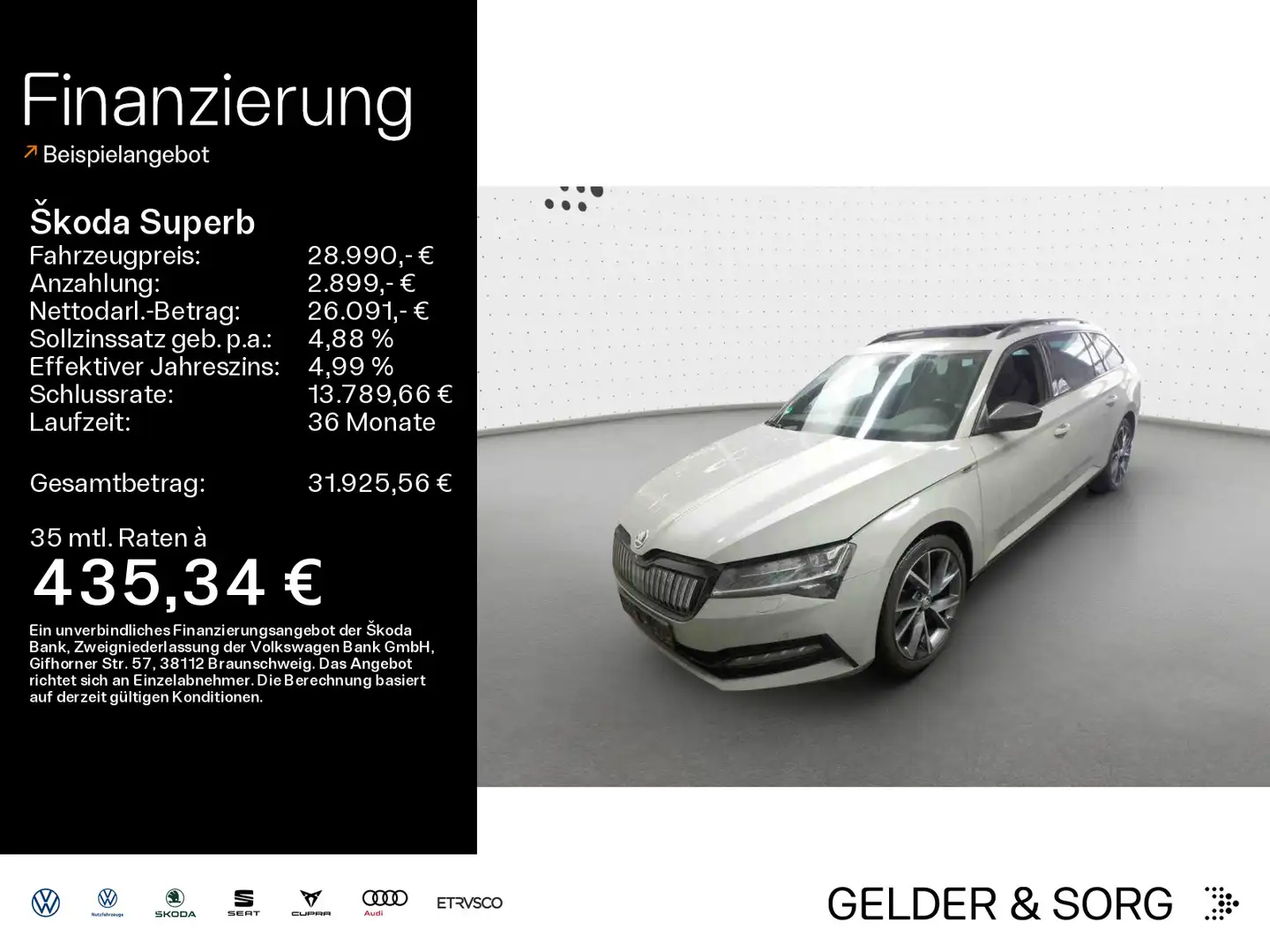 Skoda Superb Combi Sportline 1.4 TSI Pano*Stand*CANTON Grau - 1