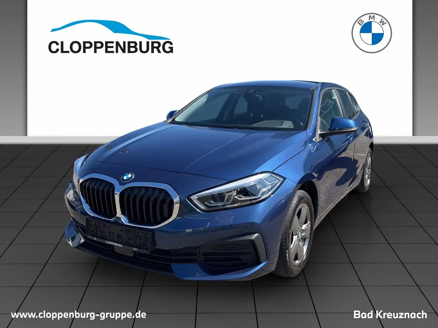 BMW 116 d Advantage Paket Navi+SHZ+HiFi+scheckh.+LED Blau - 1
