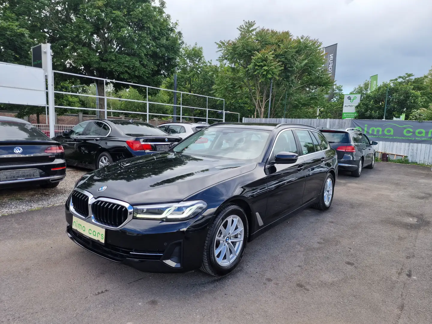 BMW 518 d Touring / Automatik Schwarz - 1