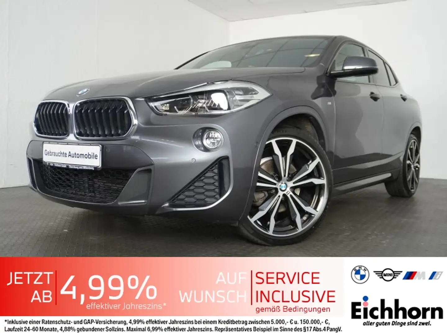 BMW X2 sDrive18i M Sport NAVI.LED-SW.AHK.PARKASSIST Grigio - 1