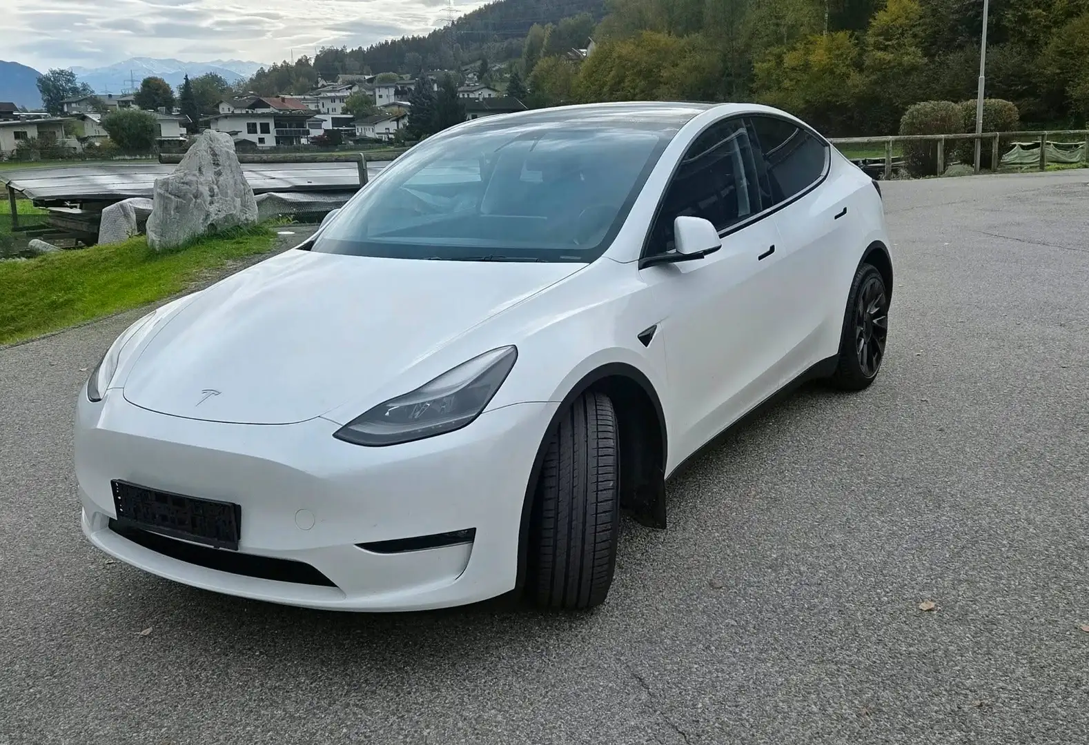 Tesla Model Y Model Y Long Range AWD 75kWh Weiß - 1