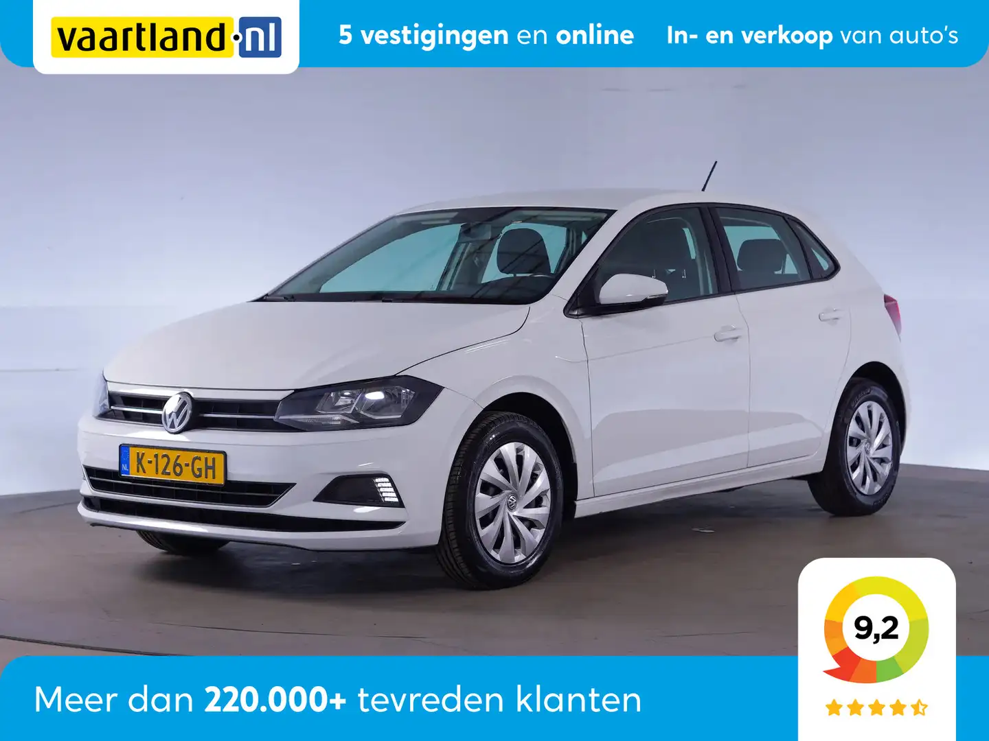 Volkswagen Polo 1.0 TSI Comfortline 5-drs [ Navi Adapt.cruise Appl Blanc - 1