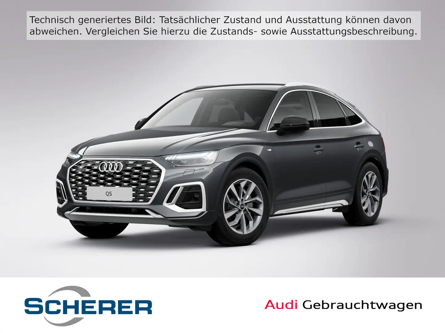 Audi Q5 40 TDI quattro MATRIX-LED KAMERA NA Grau - 1