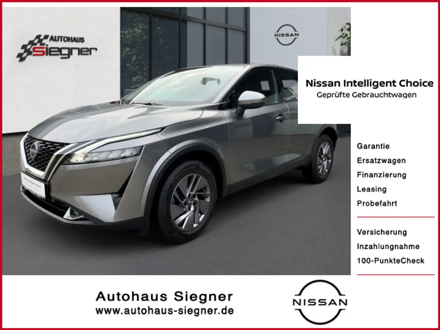 Nissan Qashqai MHEV Acenta Navi Winterpaket, Allwetterr Šedá - 1